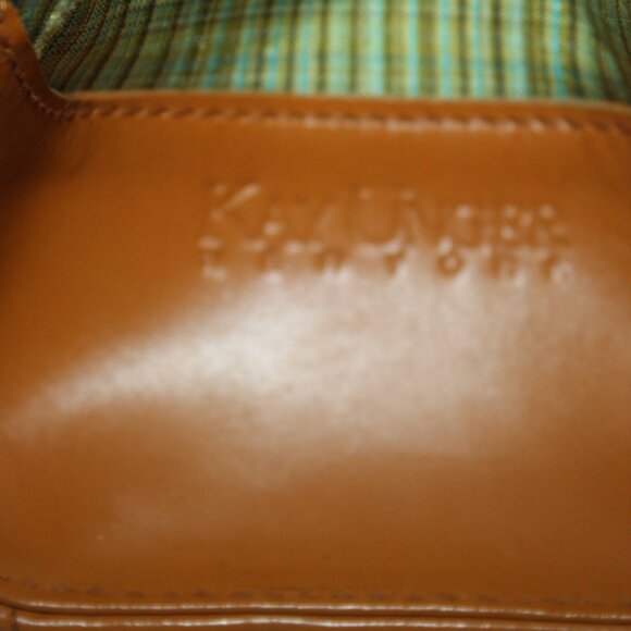 New #198 Rare Adorable Kay Unger Leather Applique Mini Tote Bag Handbag Purse - Picture 6 of 9